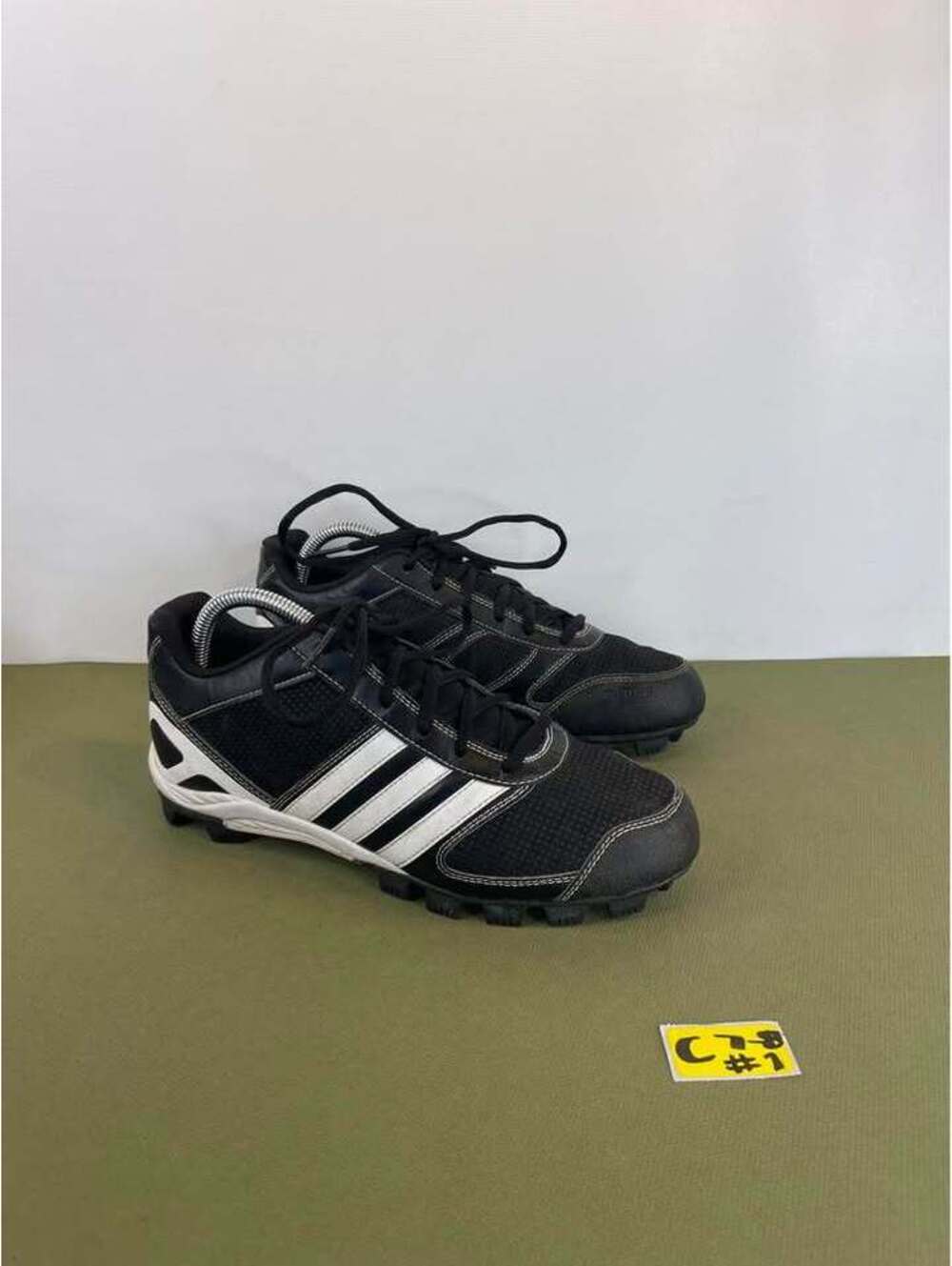 adidas Excel Low Baseball Cleats Men Size 7.5 Black White G23268